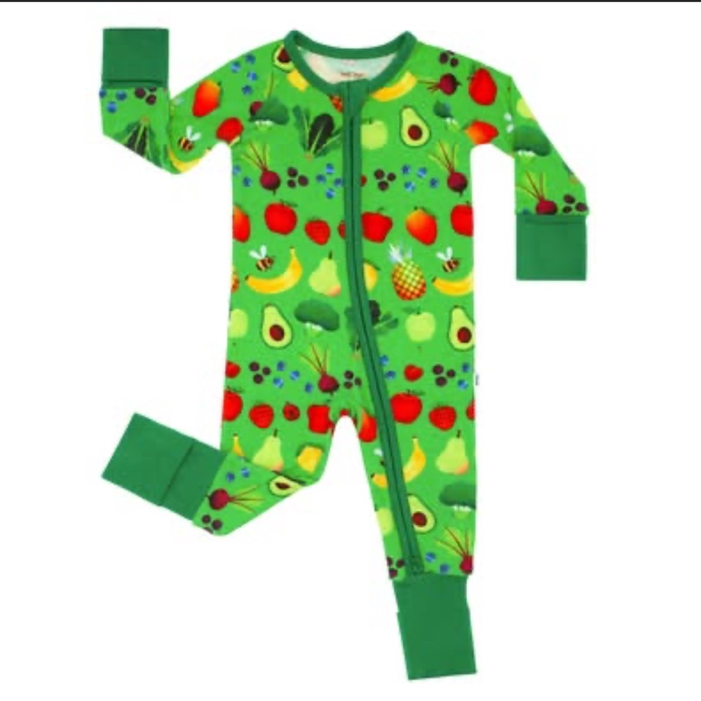 Little Sleepies Once Upon A Farm Collab. 2T, New in bag. Long sleeve 2 piece pjs